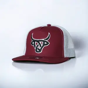 Lost Calf Red Poll Flat Bill Trucker Hat