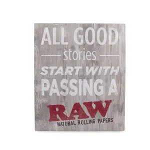 RAW WOOD SIGN