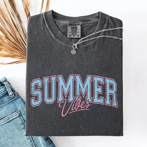 Summer Vibes, Beach Ready, Vacation, Sunshine, Summer Fun Comfort Colors T-Shirt, Women's Comfort Colors Tee
