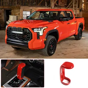 ABS Sport Red Car Shift Knob Cover for 2007-2021 Toyota Tundra/2008-2020 Sequoia