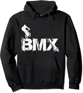 BMX Vintage Bike Fans Gift Boys Youth BMX Accessories Pullover Hoodie - Terrancecar Shop 24B093YJ4TGM