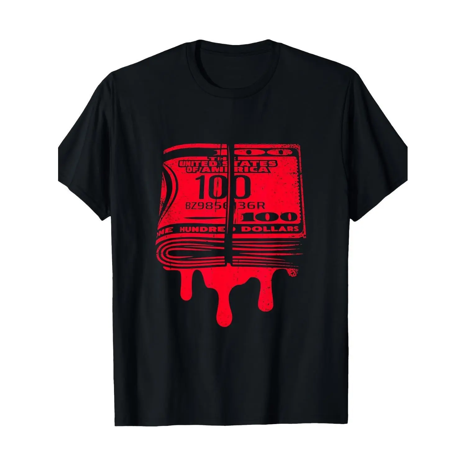 Premium Cotton Millionaire Trading Business TShirt Featuring Dollar Money Blood Rich Cash Design