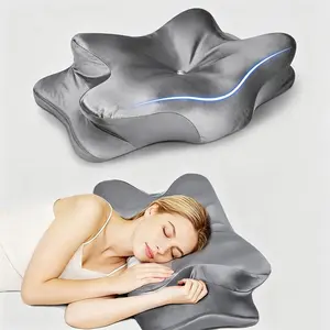 Ultra Pain Relief Cooling Pillow for Neck Support, Adjustable Cervical Pillow Cozy Sleeping, Odorless Ergonomic Contour Memory Foam Pillows, Orthopedic Bed Pillow for Side Back Stomach Sleeper