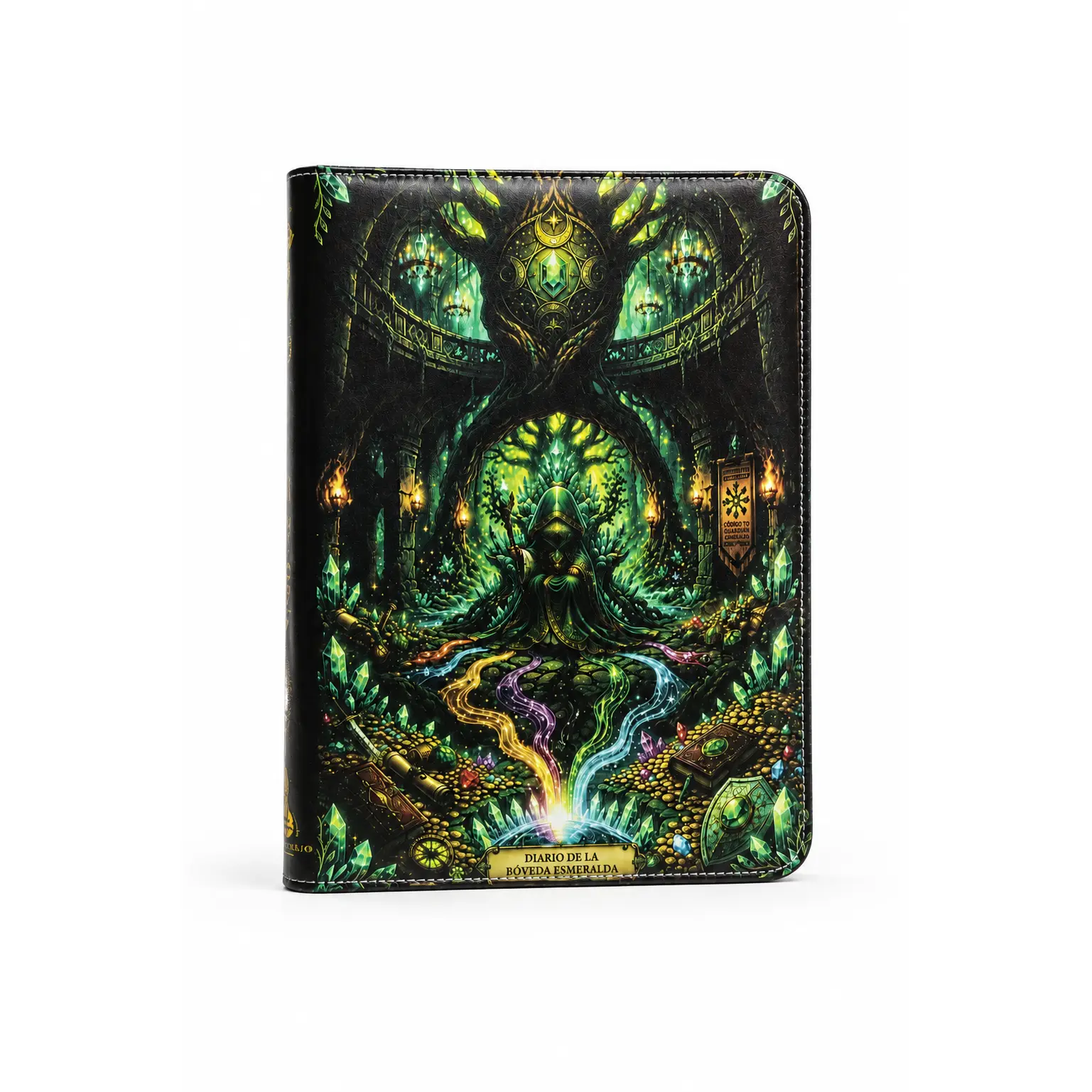 Emerald Green 360 Pocket Trading Card Binder – Premium Zipper Card Album for Pokémon TCG & Collectible Cards