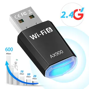 900mbps USB 3.0 Wireless Network Adapter Dual Band USB 3.0 WiFi Adapter for PC, Ax900 Speed Wpa3 Secure Connection for Desktop Use