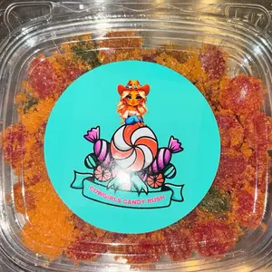 Peach Gushies Sweet Snack - Peach Flavor Treats in Sweet Treat Packaging