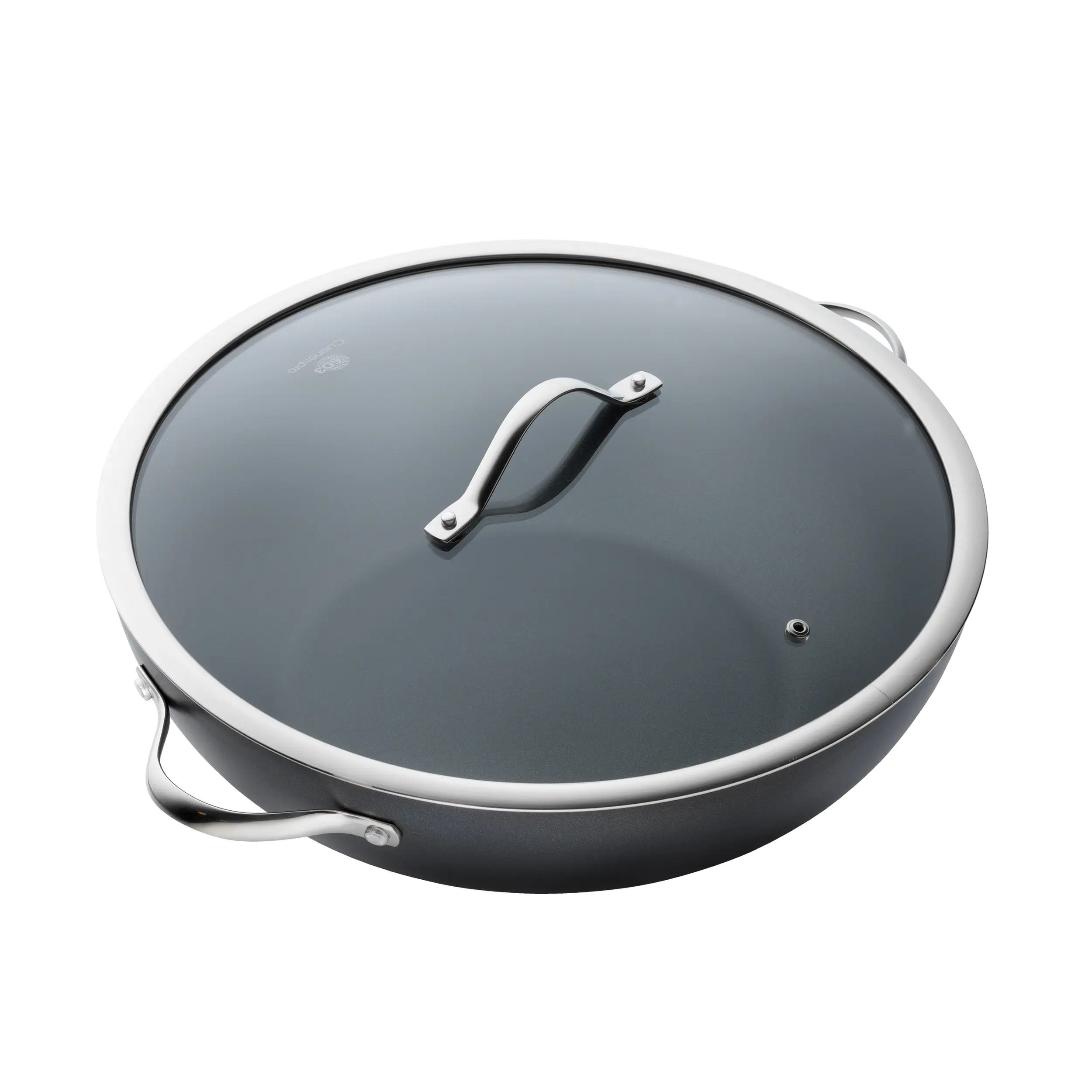Cuisine::pro® iD3® Hard-anodized Wok with Lid 14"