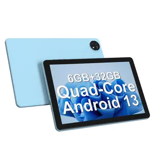 10-inch Android Tablet, Android 13 Tablet, 2+4GB RAM Quad-core Processor, 32GB Storage, GPS, FM, GMS, IPS High-definition Screen, 6000mAh Battery, Long-lasting, Travel Companion, Tablet for Work, Modern Tablet, Lightweight Tablet, Reliable Performance