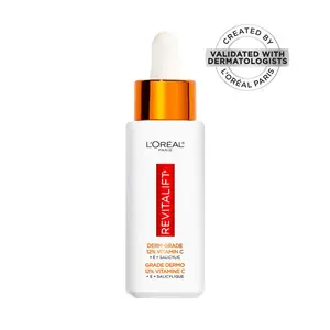 L'Oreal Paris Revitalift 12 percent Pure Vitamin C, E, Salicylic Acid Serum, 1 fl oz L'Oreal Paris Revitalift 12 percent Pure Vitamin C, E, Salicylic Acid Serum, 1 fl oz