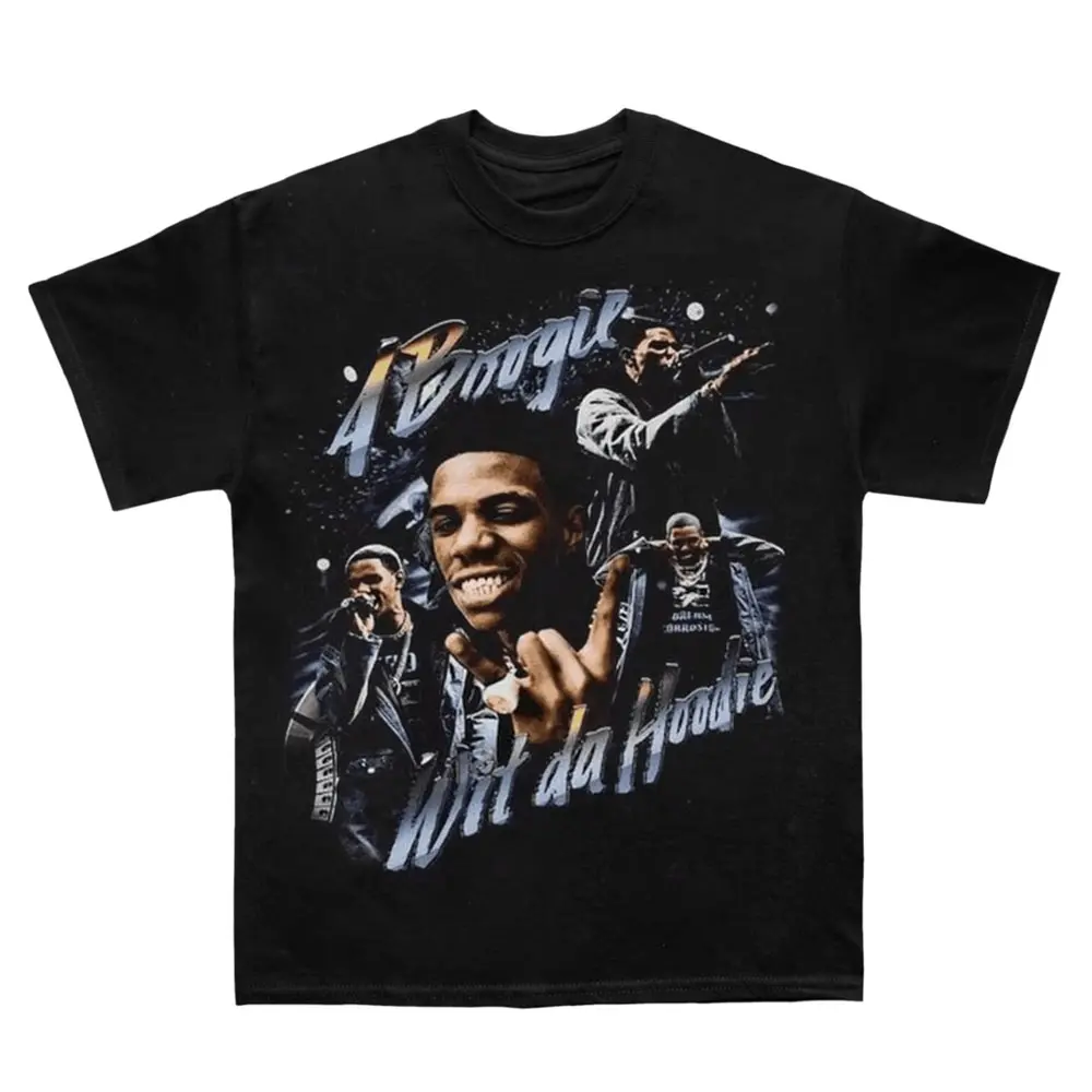 A Boogie Wit Da Hoodie Music Graphic T-Shirt, Vintage Trap Rap Tee, Heavy Cotton Apparel
