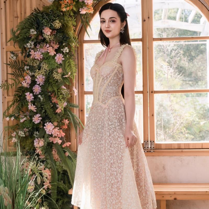 The Sugar Veil Corset Dress-LuminaVenus Dresses Lucas And Ivanita Marriage Dresses  Windsor Dylan Sequin Beaded Mesh Bride Wedding Earle Dress Cheetah Dress Chic Strap Ribbon Sleeveless birthday outfit Womenswear Lace