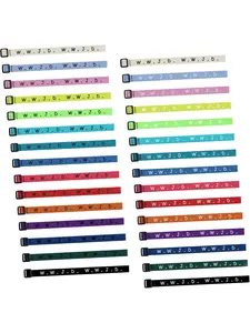 Sport 30 Pcs Colorful Versatile Bracelets Trendy Woven Wristbands Bracelets for Men Women Religious Christian Webbing Bracelet for Fundraisers