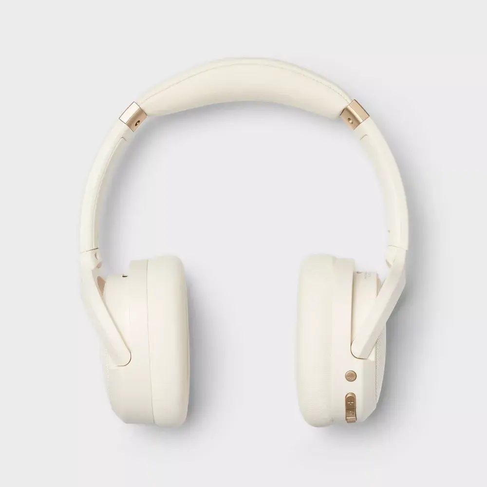 Active Noise Canceling Bluetooth Wireless Over Ear Headphones - heyday White Active Noise Canceling Bluetooth Wireless Over Ear Headphones - heyday White