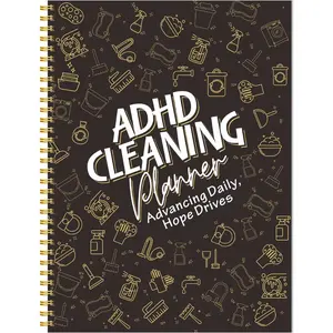Cleaning Planner, Weekly and Monthly Organizing Planner with Cleaning Schedule and Checklist for Adults, Women for Household, , Kitchen, Bathroom, Bedroom Chores