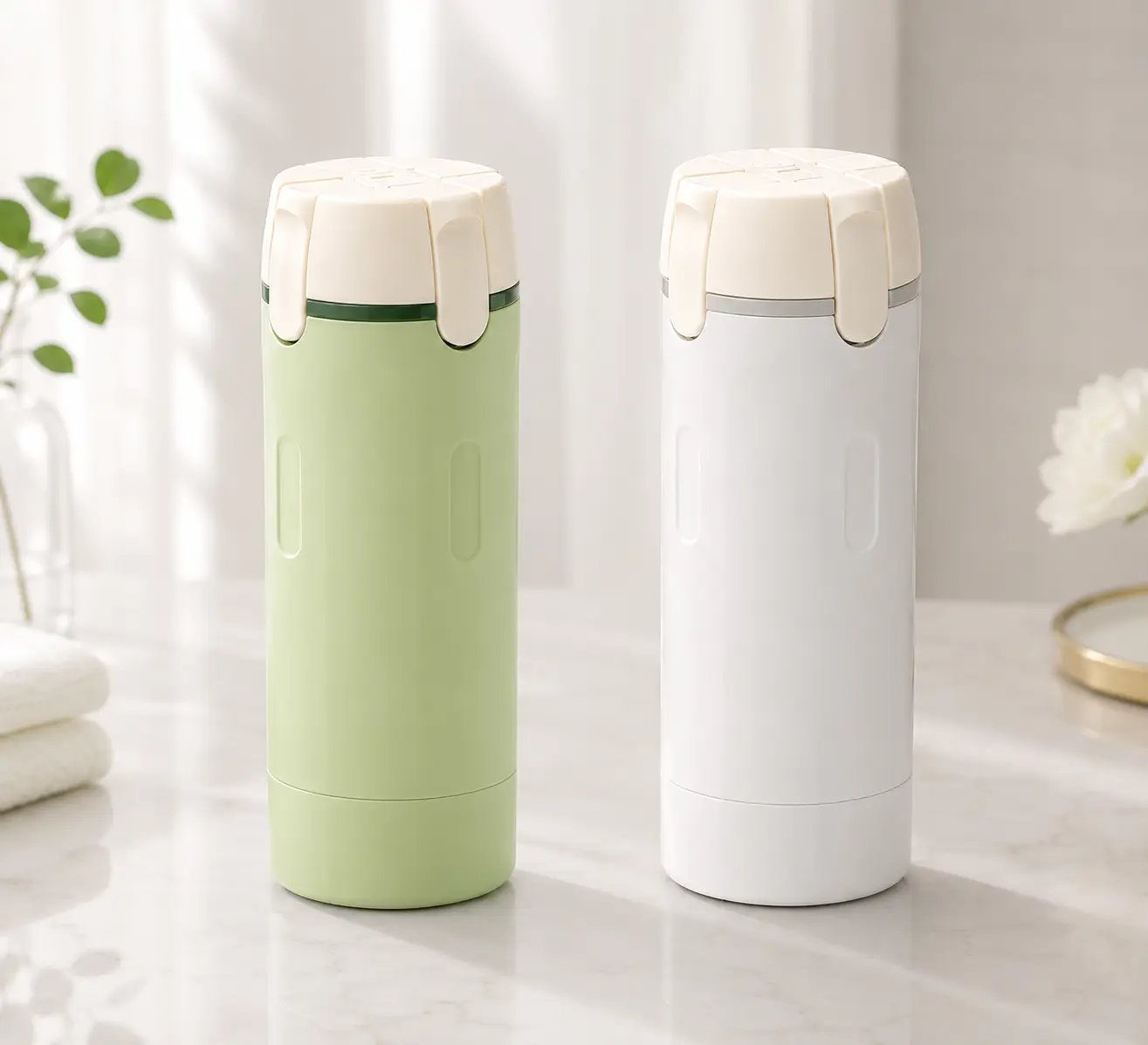 4 in 1 Travel Liquid Bottles Compact Portable Design Perfect for Gym Travel and Daily Use