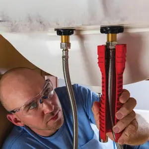 8 in 1 Multi-functional Sink Wrench, Adjustable Wrench, Bathroom Water Pipe Faucet Installation Repair Tool, Multifunctional Wrench Suitable for Hotel/Restaurant/Commercial, Multifunctional Wrench Set