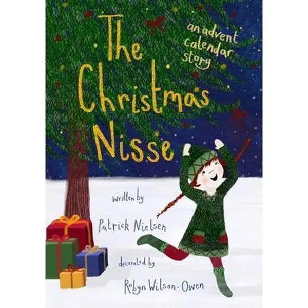 Used Paperback Book - The Christmas Nisse by Patrick Nielsen (English) - Scandinavian Style December Family Advent Calendar Educational Reading Material