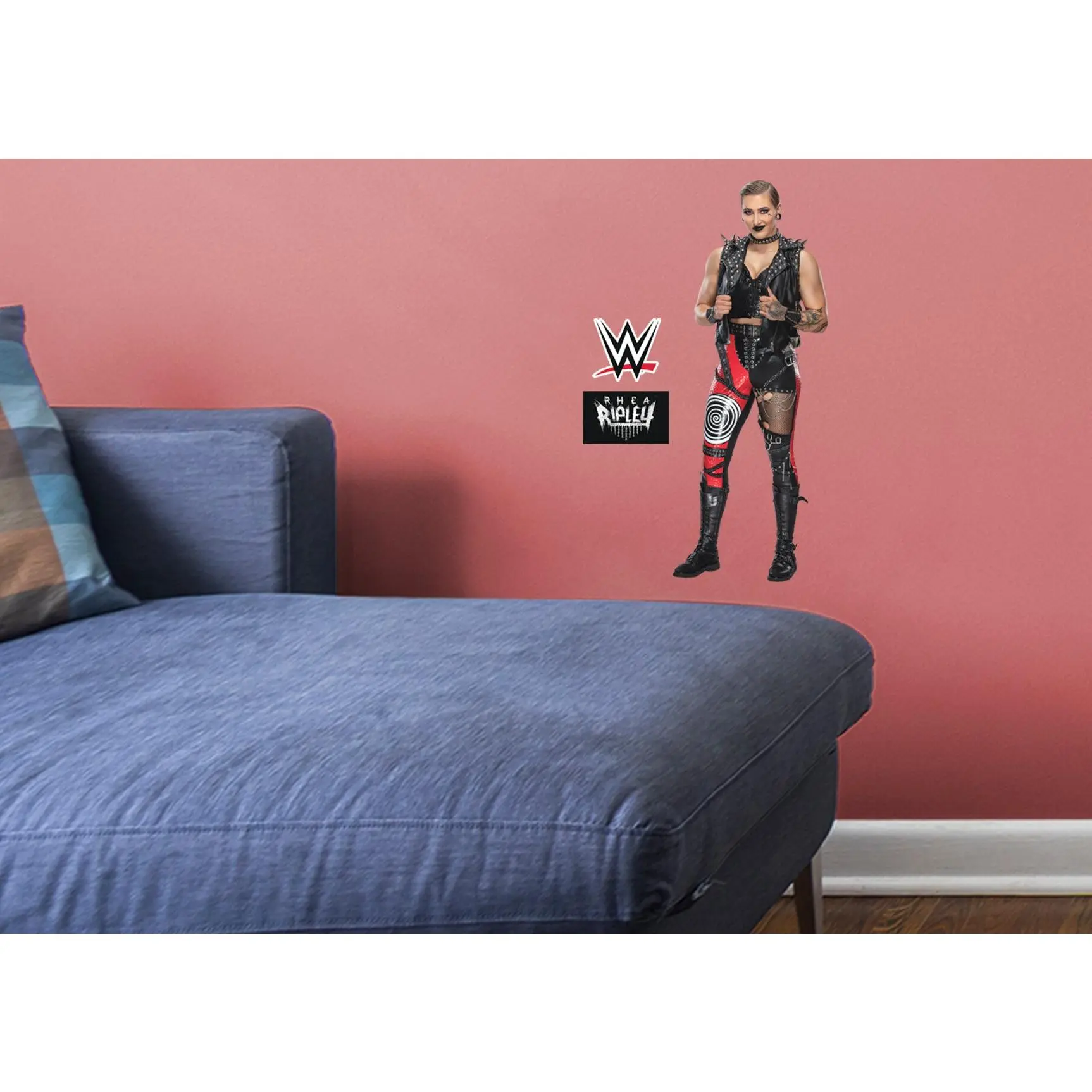 Rhea Ripley WWE Reusable Vinyl Wall Decals - TikTok Shop