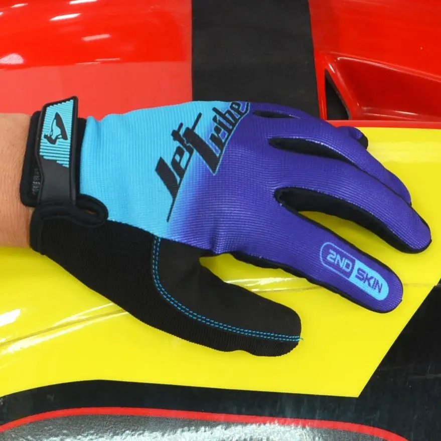 Pixel GP-30 Gloves | Purple / Teal | Jet Ski Rec & Racing Gloves | Size 2XL