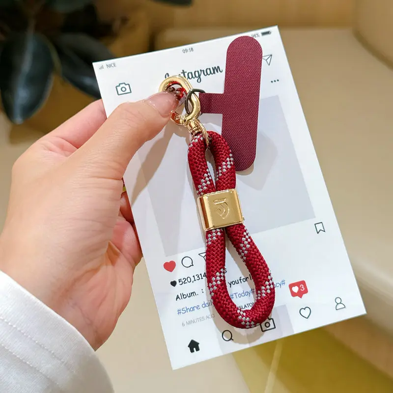 Customized Colorful Phone Lanyard: Anti-Loss, Anti-Drop, Metal Clasp, Short Lanyard, Keychain, Wrist Strap, Phone Charms