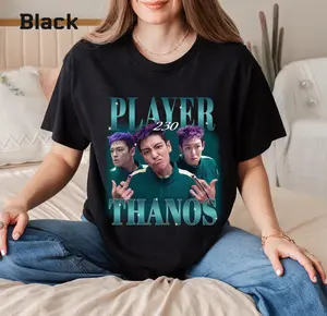 Player 230 THANOS Squid Game T-Shirt, TOP Thanos Shirt, Vintage Squid Game2 Tshirt, Thanos 230 Tee Classic Cotton, Graphic Choi Seung Hyun Shirts