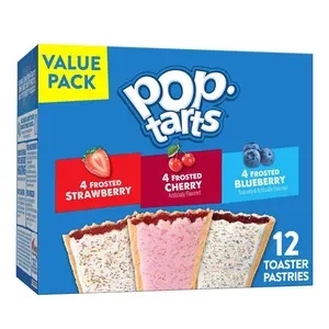 Pop-Tarts Toaster Pastries, Breakfast Foods, Kids Snacks, Variety Pack (12 Pop-Tarts)