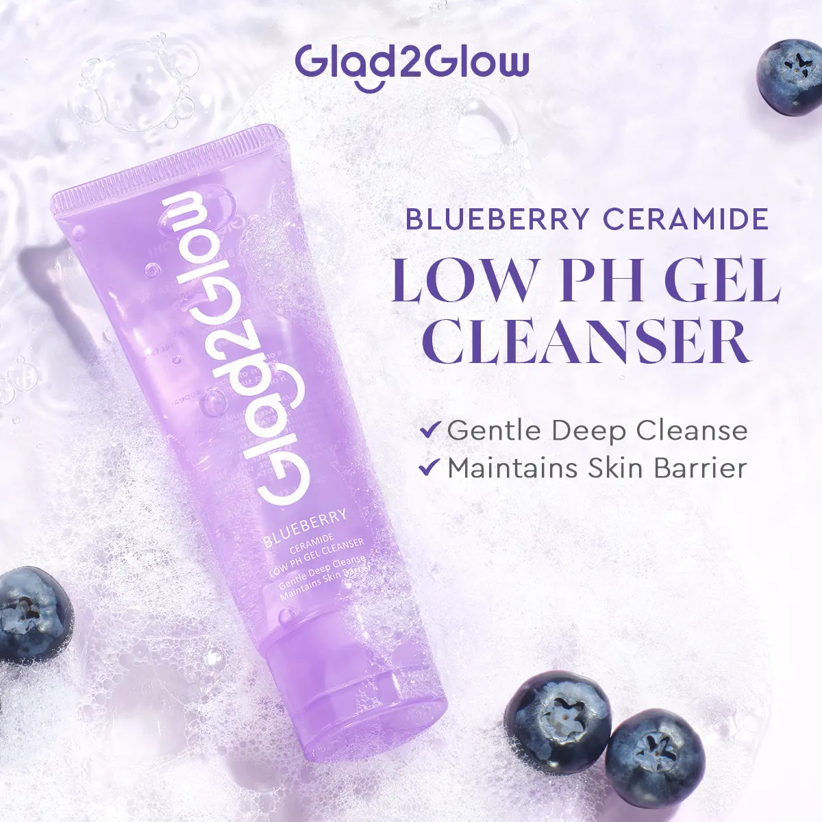 BLUEBERRY CERAMIDE LOW PH GEL CLEANSER