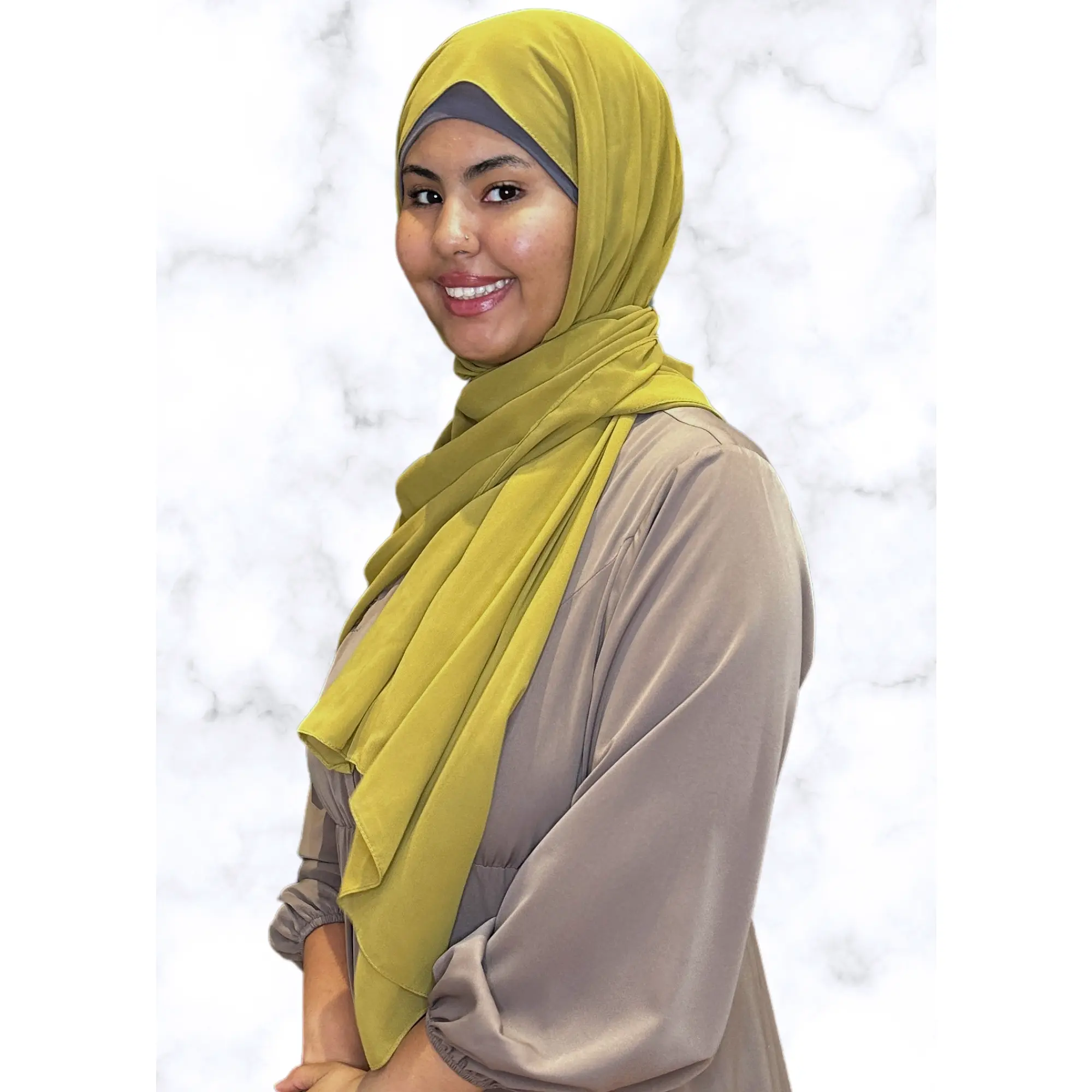 Curry - XL Premium Chiffon Hijab