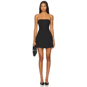 superdown Geraldine Mini Dress in Black