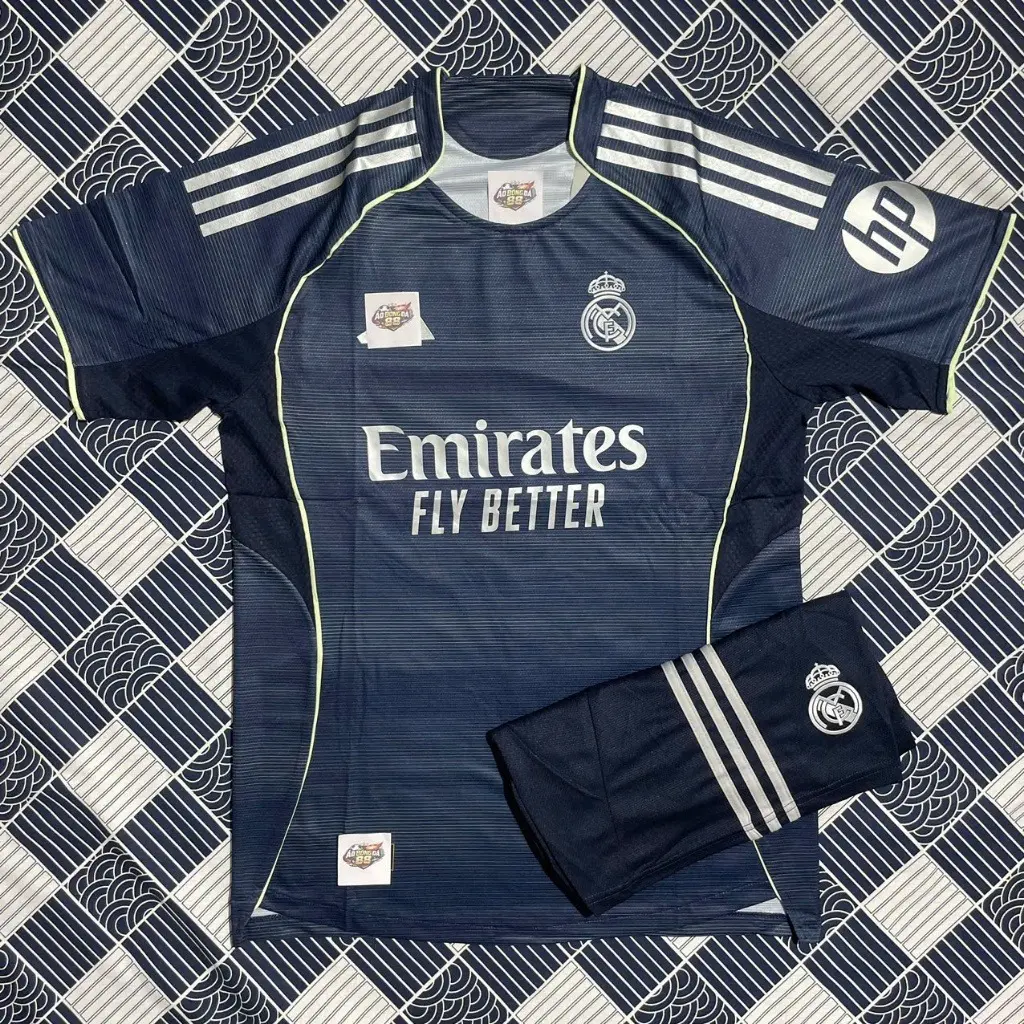 Real Madrid 2026 Football Kit – Premium Thai Textured Polyester Fabric