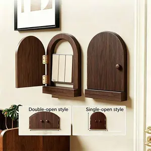 Handmade Wooden Power Socket Cover, Dustproof Decorative Interior Outlet Protector, Wall Mounted for Living Room Bedroom Kitchen