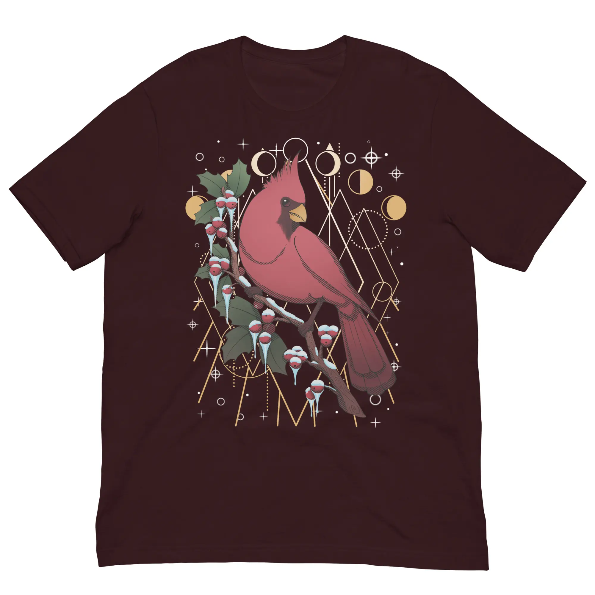 Northern Cardinal Shirt Witchy Bird Tee Shirt Pagan Spiritual Unisex t-shirt