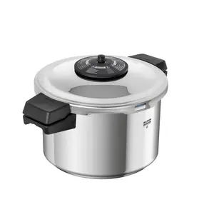 Duromatic Classic Neo Side Handle Model Superthermic Sandwich Base Pressure Cooker Swiss Made Energy Saving Stainless Steel