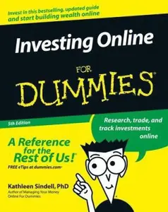 USED-Investing Online For Dummies by Kathleen Sindell (Paperback)