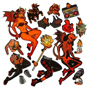Devil Dame Dress Up Magnet Set