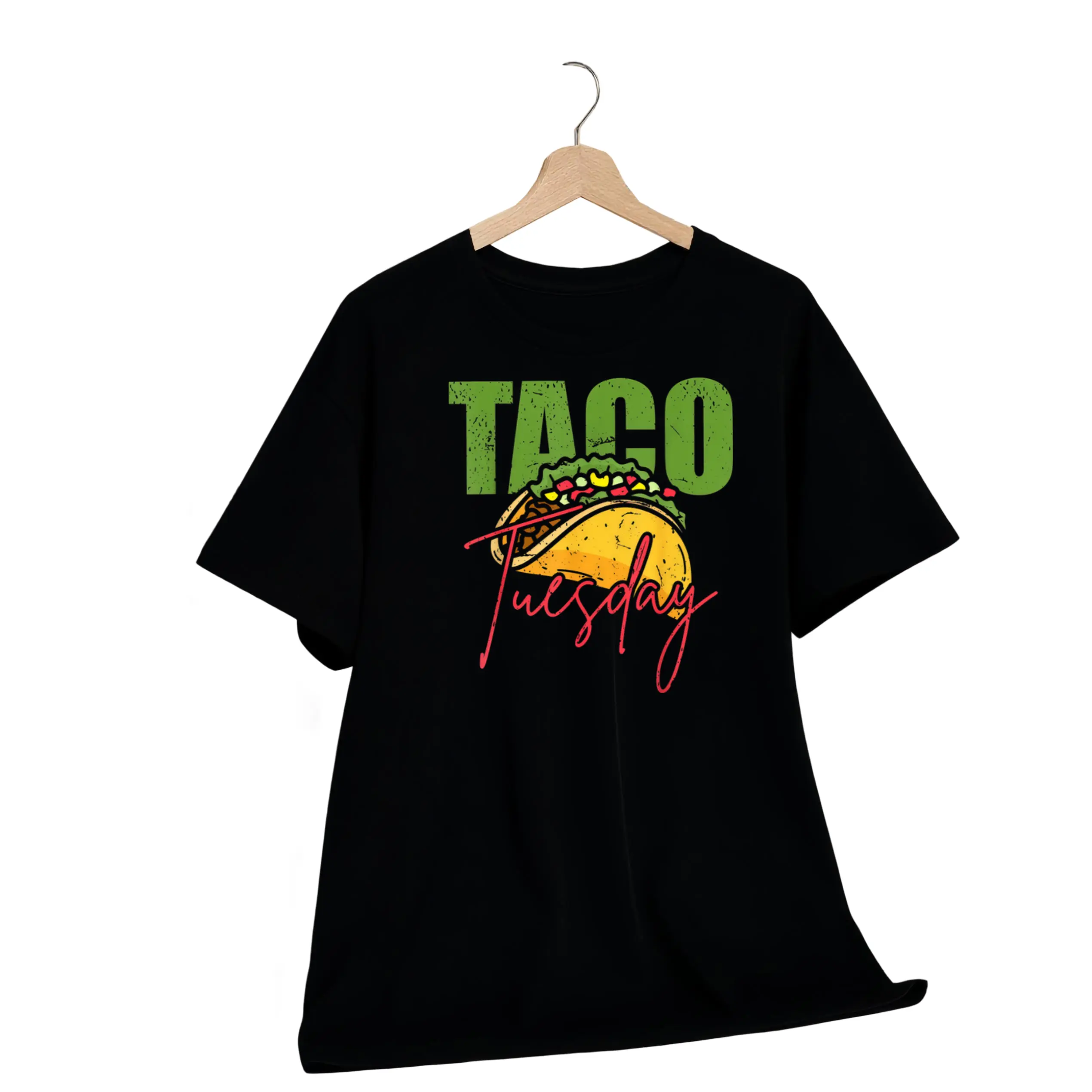 Taco Tuesday Fast Food Mexican Food Taco T-Shirt Clothes Cotton
