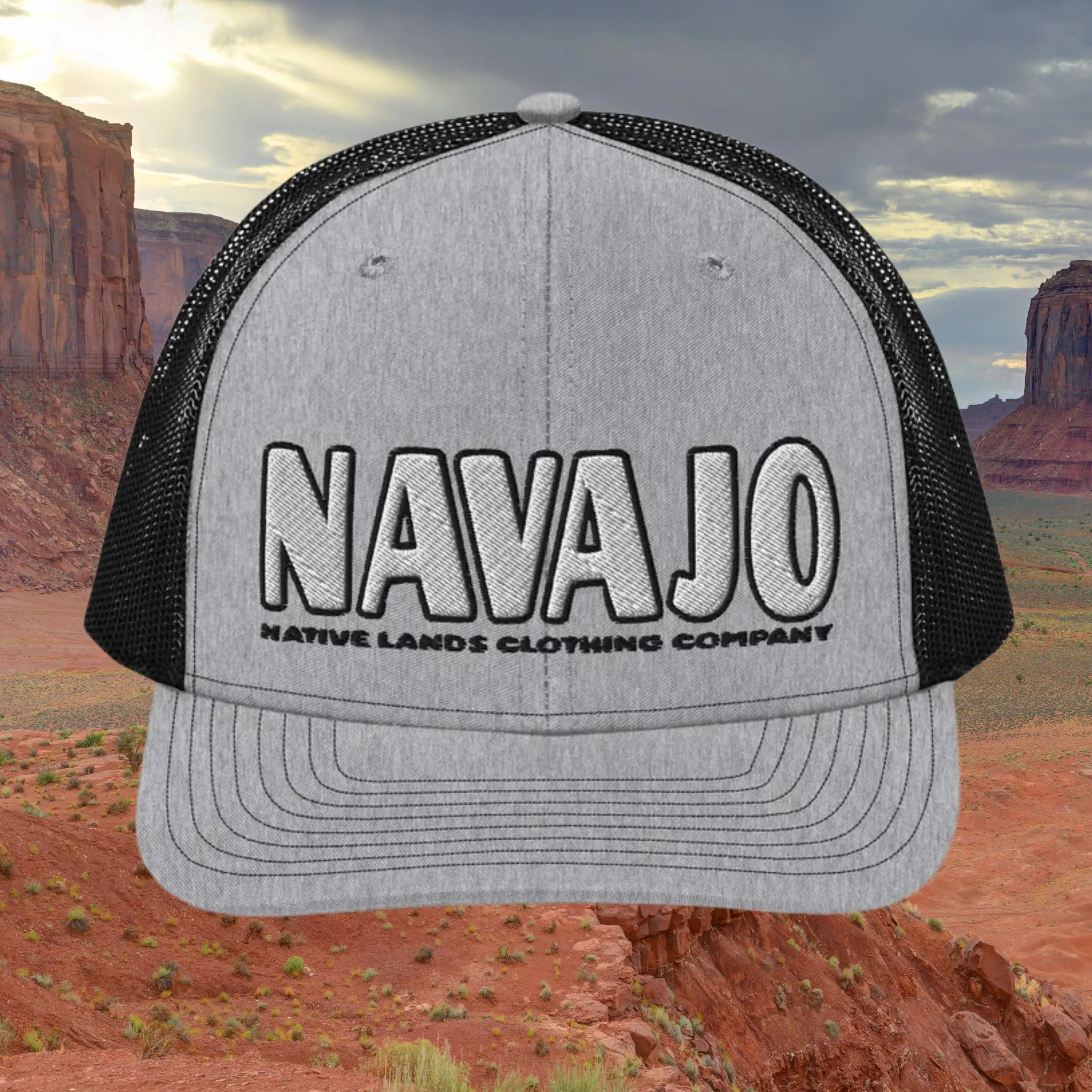Navajo Nation Trucker Hat Embroidered - First Nations, Inuit People, Native American Cultures