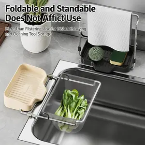 Kitchen Sink Strainer Rack, Disposable Food Filter Net, Waste Remover Grid, Home Use One-Time Kitchen Sink Filter, Drainage Mesh