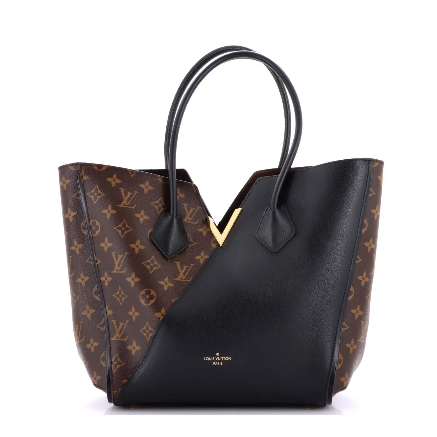 Pre-owned Louis Vuitton Canvas Coated, Leather Tote Bags REBAG Kimono Handbag Monogram Canvas and Leather MM by Rebag