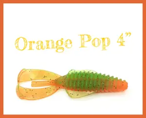 Bug Craw 4” Five Per Pack Multiple Fish Catching colors