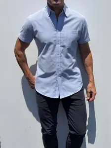 Striped Seersucker - Short Sleeve