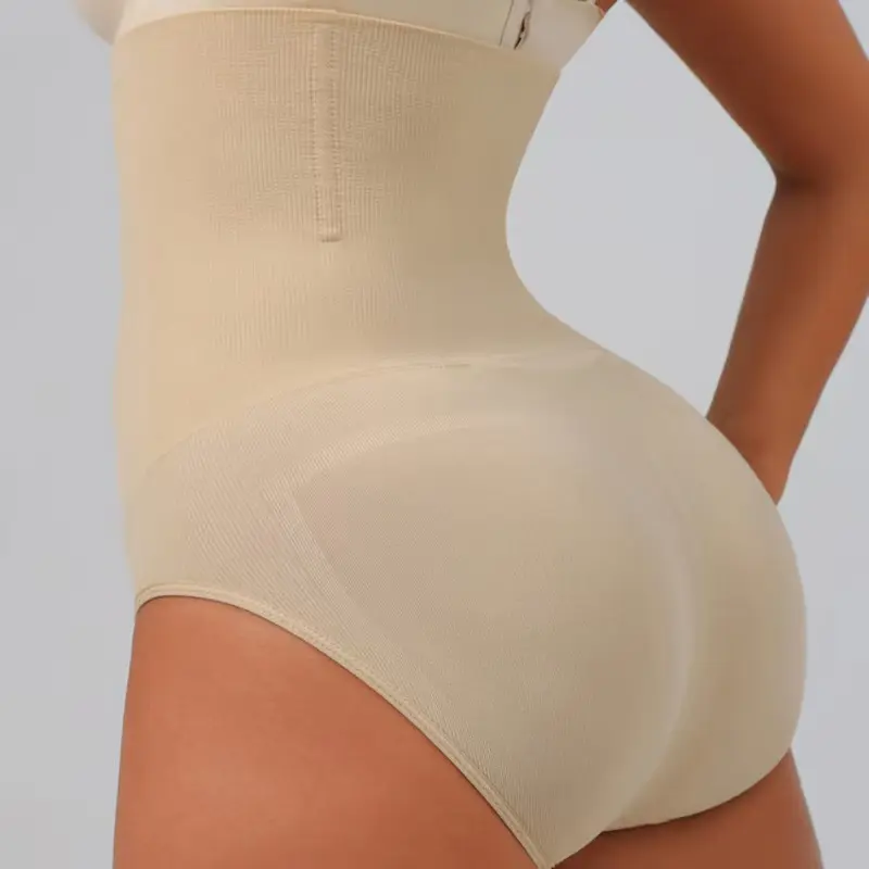 Shapermint High-Waisted Shapewear Panty with Seamless Design & Anti-slip Silicone Strip Fabric Compression Smooth Womenswear Breathable
