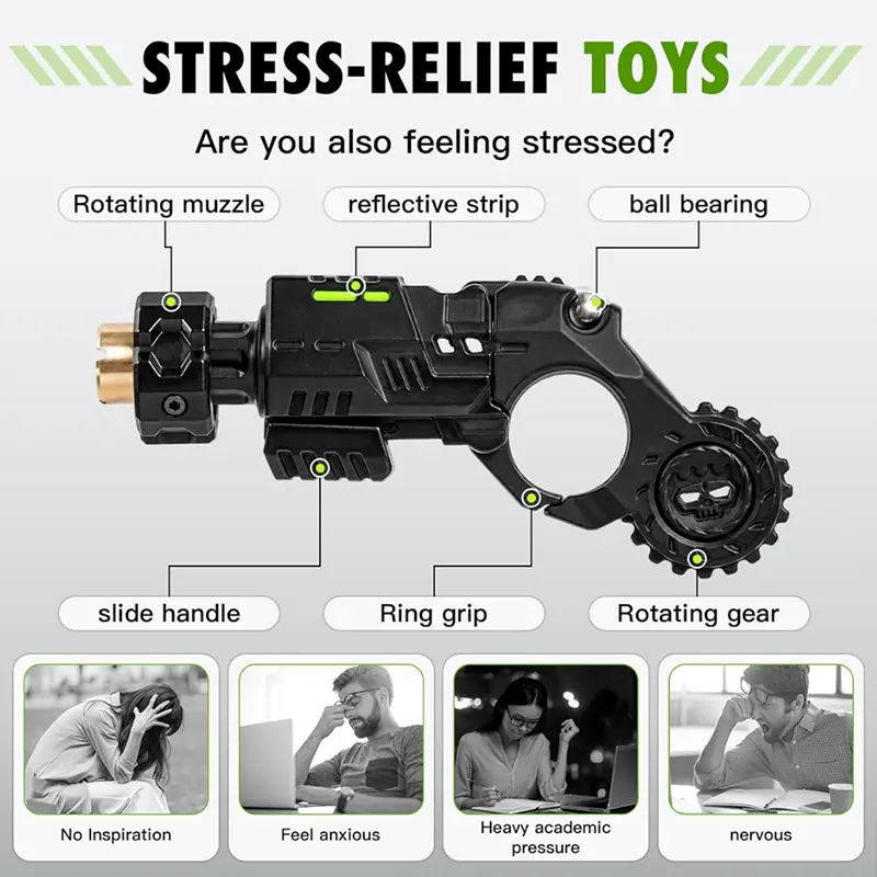 Heavyweight Metal EDC Fidget Toy Desk Setup Toy Stress Relieving Toys Fingertip Toy Collectible Gadget