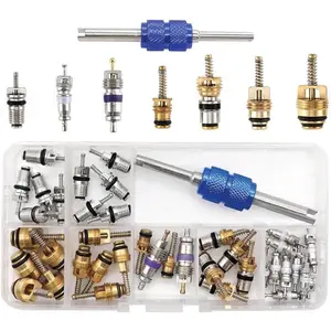 Car Air Conditioning Repair A/C Valve Core Kit & AC Removal Install Tool