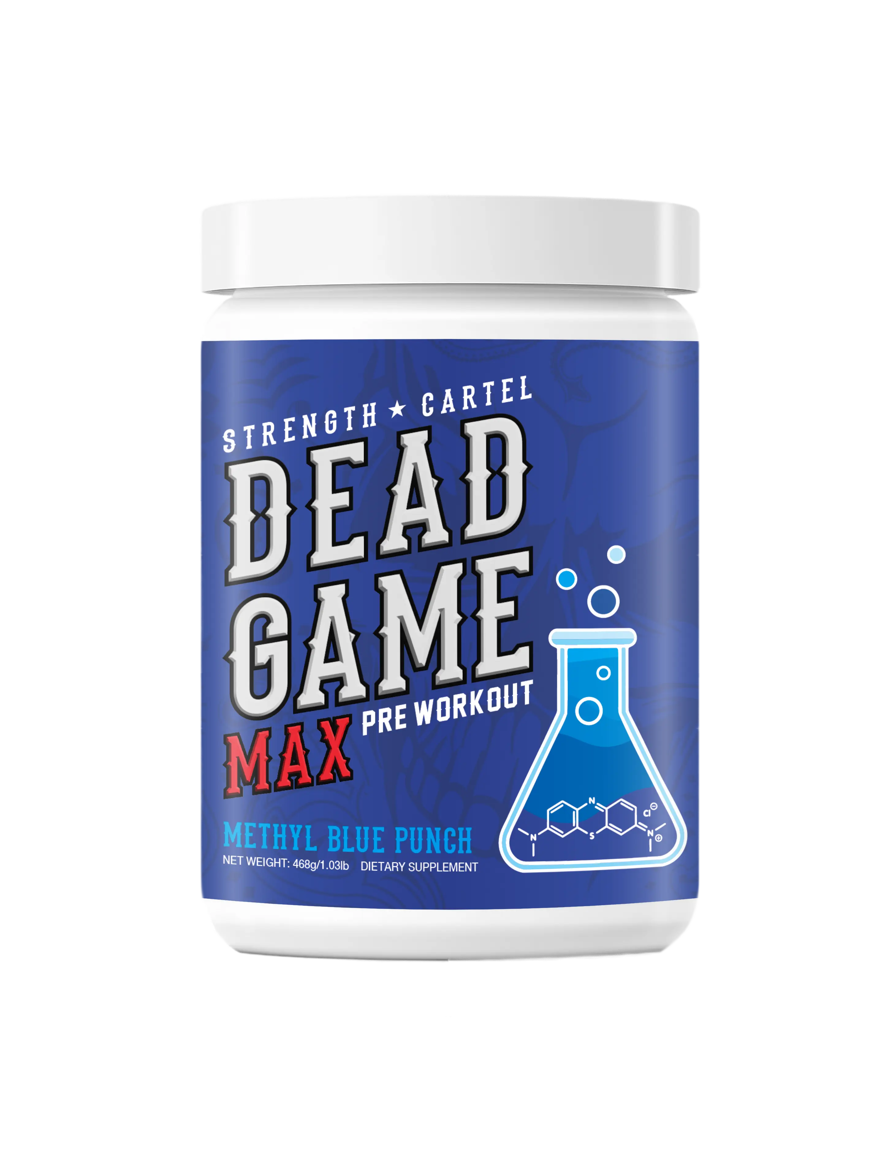 Strength Cartel Methyl Blue Deadgame Preworkout - Blue Punch Strength Cartel Methyl Blue Deadgame Preworkout - Blue Punch