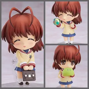 Nendoroid 869 Nagisa Furukawa | CLANNAD Chibi Action Figure | Interchangeable Face Articulated Collectible Boxed Toy