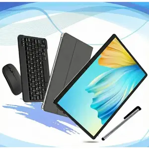 10.1-inch tablet, for student's learning,Android system, supports wireless network, smooth internet access, suitable for home use,Learning and entertainment, no adapter,keyboard mouse case,cameras dual, Tablet with Keyboard