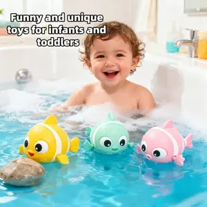 3PCS Clownfish Toys for Infants & Toddlers Water Play Bathtub Toys Perfect for Halloween Christmas Children's Day Fun & Unique