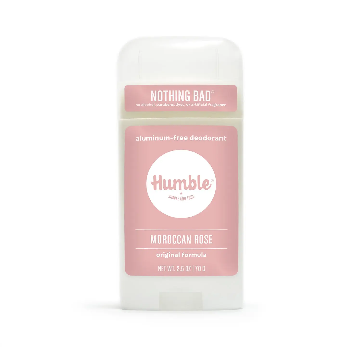 Humble Brands Moroccan Rose Deodorant, Always Aluminum Free, 2.5oz