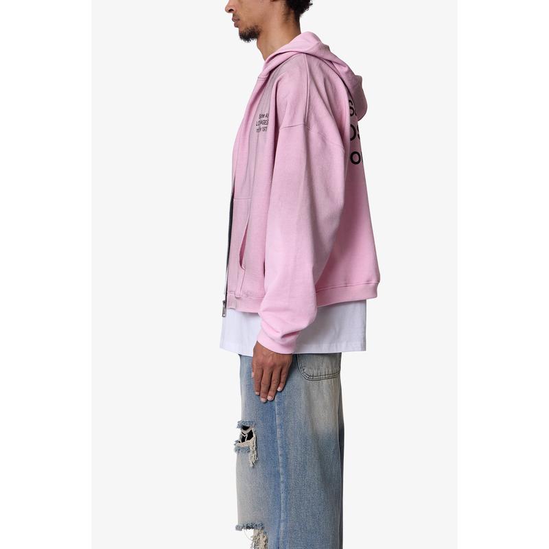 Santee Alley Zip Up Hoodie - Pink